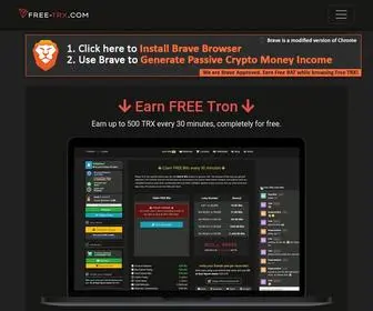 Free-TRX.com(Claim Free TRX every 30 min) Screenshot