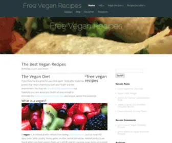 Free-Vegan-Recipes.com(Free Vegan Recipes) Screenshot