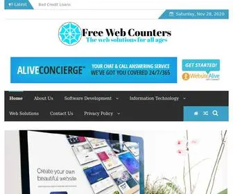 Free-WEB-Counters.net(Free Web Counters) Screenshot