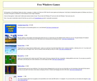 Free-Windows-Games.com(Download free games in all categories) Screenshot