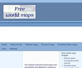 Free-World-Maps.com(Free world maps) Screenshot