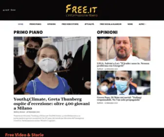 Free.it(Quotidiano online di informazione libera) Screenshot