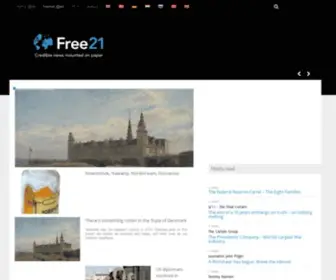 Free21.org(Credible News mounted on Paper) Screenshot