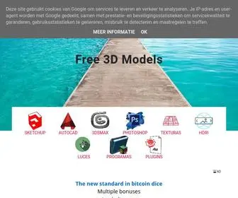 Free3Dmodels.co(Free 3D Models) Screenshot