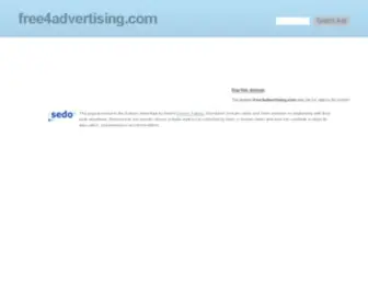 Free4Advertising.com(Free4Advertising) Screenshot