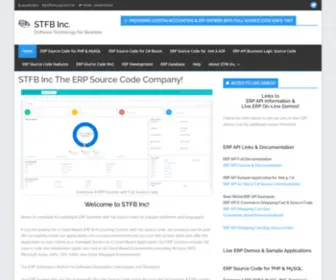 Freeaccountingsoftware.com(STFB Inc The ERP Source Code Company) Screenshot
