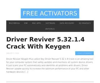 Freeactivators.com(Freeactivators) Screenshot