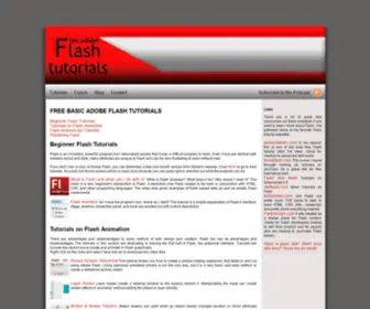 Freeadobeflashtutorials.com(Free Adobe Flash Tutorials) Screenshot