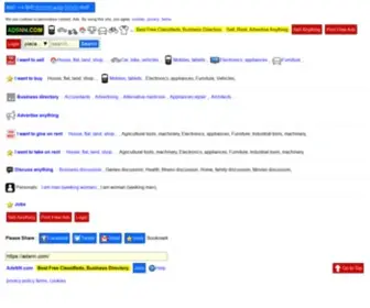 Freeadsa.com(Free Classifieds) Screenshot