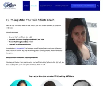 Freeaffiliatecoach.com(Free Affiliate Coach) Screenshot