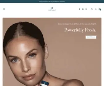 Freeagentskincare.com(Free Agent Skincare) Screenshot