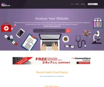 Freeanalyze.com(Analyze Your Website) Screenshot