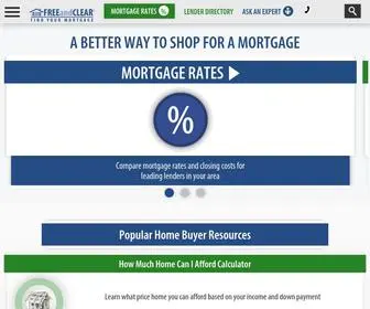 Freeandclear.com(Mortgage rates) Screenshot