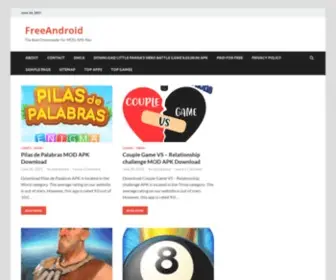 Freeandroid.us(The Best Downloader for MOD APK files) Screenshot