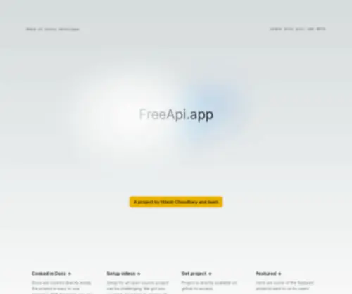 Freeapi.app(Freeapi) Screenshot