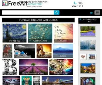 Freeart.com Screenshot