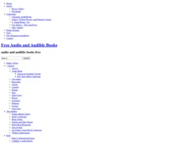Freeaudiobooks.ws(Free Audio and Audible Books) Screenshot