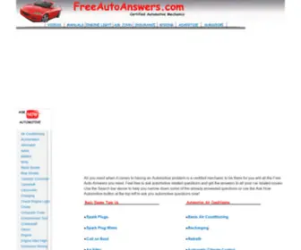 Freeautoanswers.com(Freeautoanswers) Screenshot