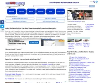 Freeautomechanic.com(Auto Repair Maintenance Source) Screenshot