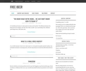 Freebeer.com.au(Bret treasure) Screenshot