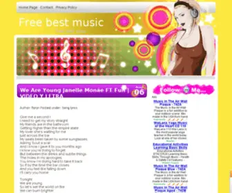 Freebestmusic.com(Free best music) Screenshot