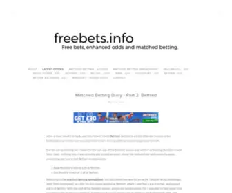 Freebets.info Screenshot