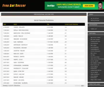 Freebetsoccer.com Screenshot