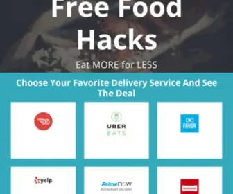 Freebiesandmuchmore.com(Free Food Hacks) Screenshot