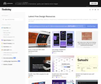 Freebiesbug.com(The Best Free Resources for Designers and Developers) Screenshot