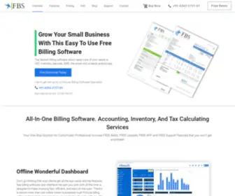 Freebillingsoftware.com(Free Billing Software) Screenshot