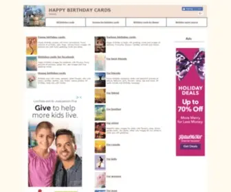 Freebirthdaycards.eu(Funny birthday cards) Screenshot