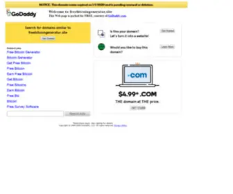 Freebitcoingenerator.site(Freebitcoingenerator site) Screenshot