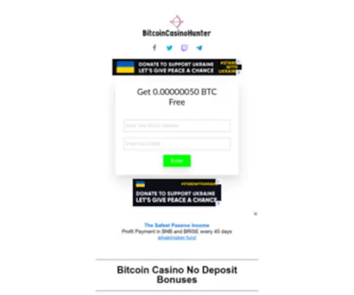 Freebitcoins247.com Screenshot