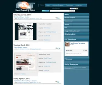 Freebloggertemplate.info(Free Blogger Templates) Screenshot