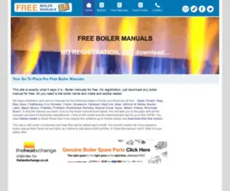 Freeboilermanuals.com(FREE BOILER MANUALS) Screenshot