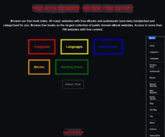Freebookbrowser.com(Free Book Browser) Screenshot
