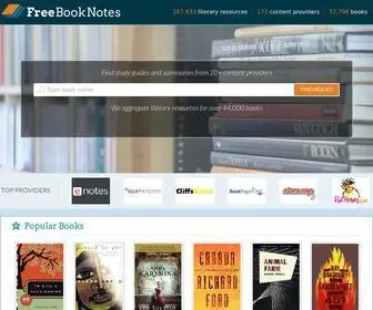 Freebooknotes.com(Free Book Notes) Screenshot