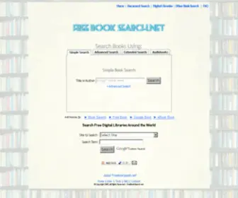 Freebooksearch.net(Free Book) Screenshot