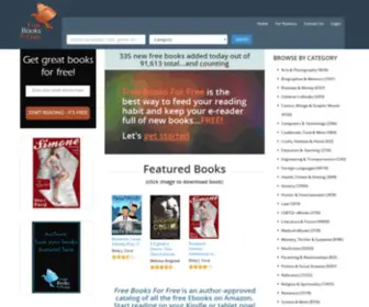 Freebooksforfree.com(Free Books For Free) Screenshot