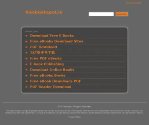Freebookspot.in(Freebookspot) Screenshot