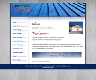 Freebornspridebuilders.com(Freeborn, Minnesota) Screenshot