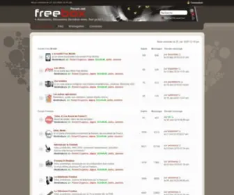 Freebox-Forum.net(Le Forum de la Freebox) Screenshot