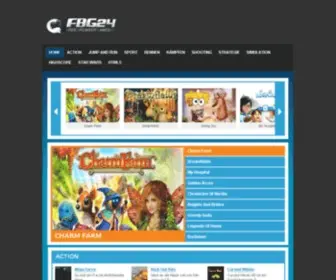 Freebrowsergames24.com(东营市自动化科技维修网点) Screenshot