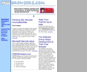 Freebrowsers.com(Friendly and helpful customer support) Screenshot