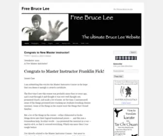 Freebrucelee.com(Free Bruce Lee) Screenshot