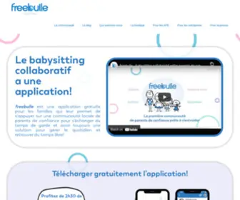 Freebulle.fr(Babysitting collaboratif) Screenshot