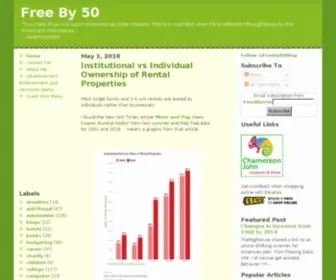 Freeby50.com(Free By 50) Screenshot