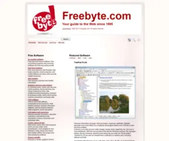 Freebyte.com(Your Guide to the Web) Screenshot
