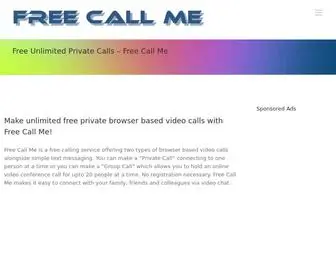 Freecallme.com(Make Online Calls Free) Screenshot