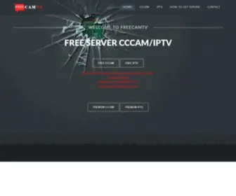 Freecamtv.com(CCcam IPTV server free premium) Screenshot